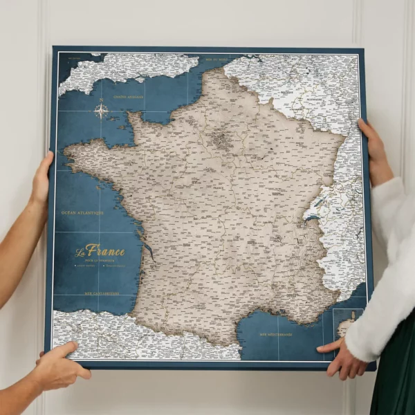 Frankreichkarte Garnet Glacier