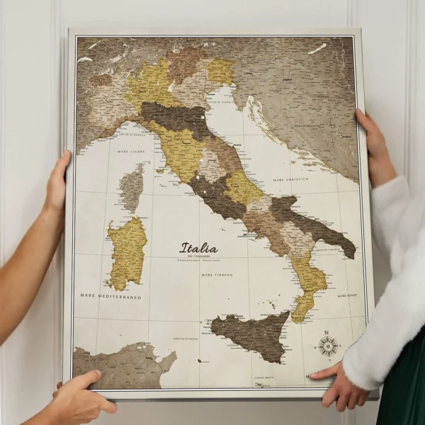 Italienkarte Cream Browns