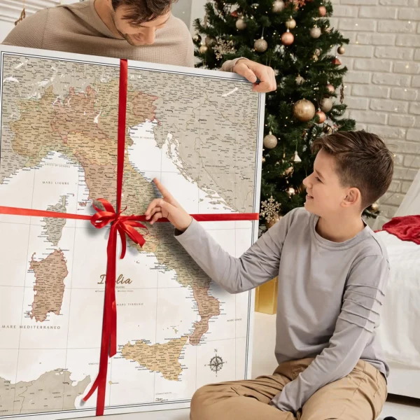 Italienkarte Cream Multicolor