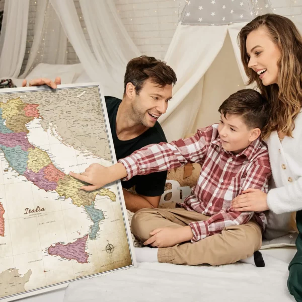 Italienkarte Vintage