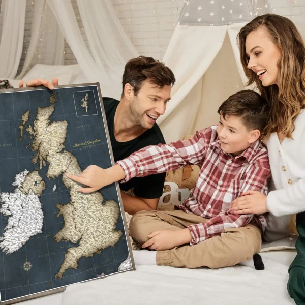 Korkkarte Grossbritannien Garnet Glacier