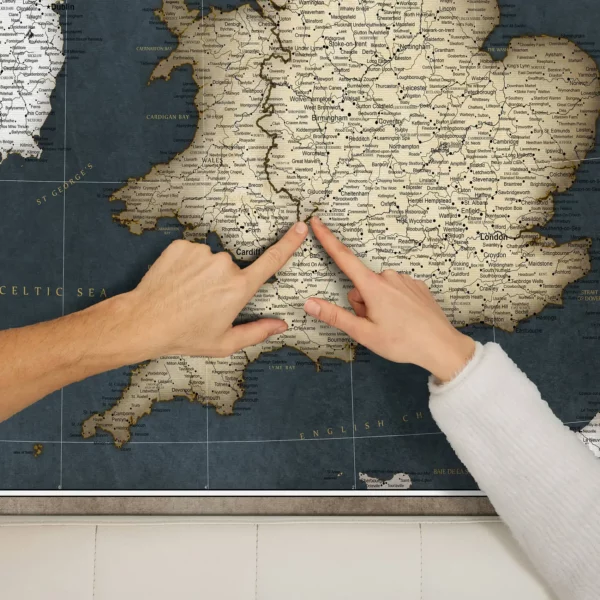 Korkkarte Grossbritannien Garnet Glacier