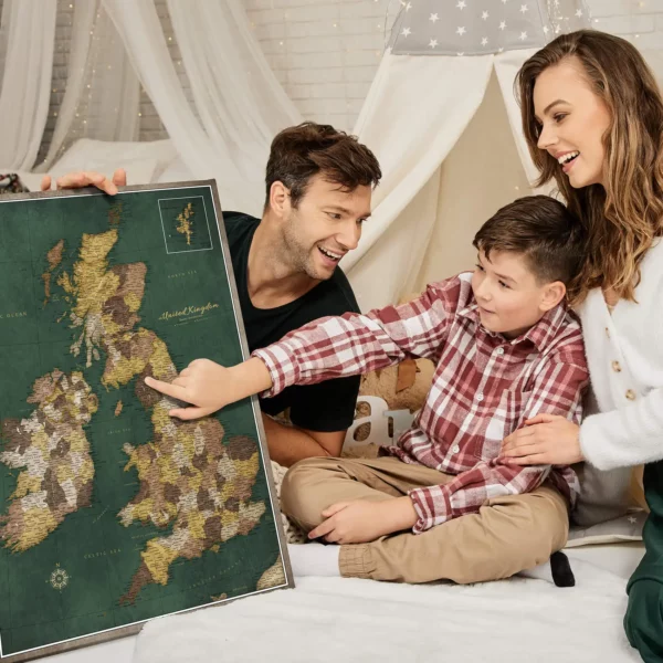 Korkkarte Grossbritannien Green