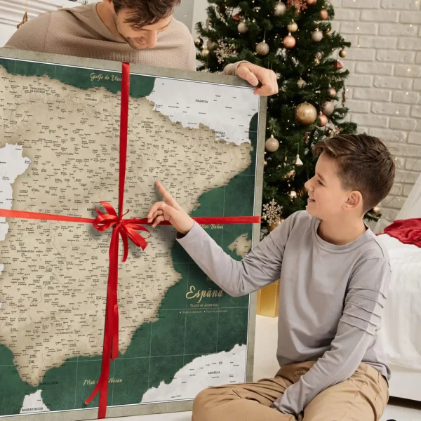 Korkkarte von Spanien Green