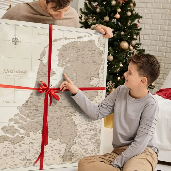 Niederlandekarte Beige Sand Dunes