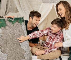 Deutschlandkarte als Pinnwand